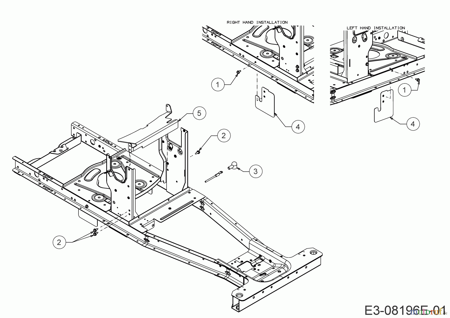 Cub Cadet Rasentraktoren LR2 FR60 13A521SC603 (2020) Abdeckung