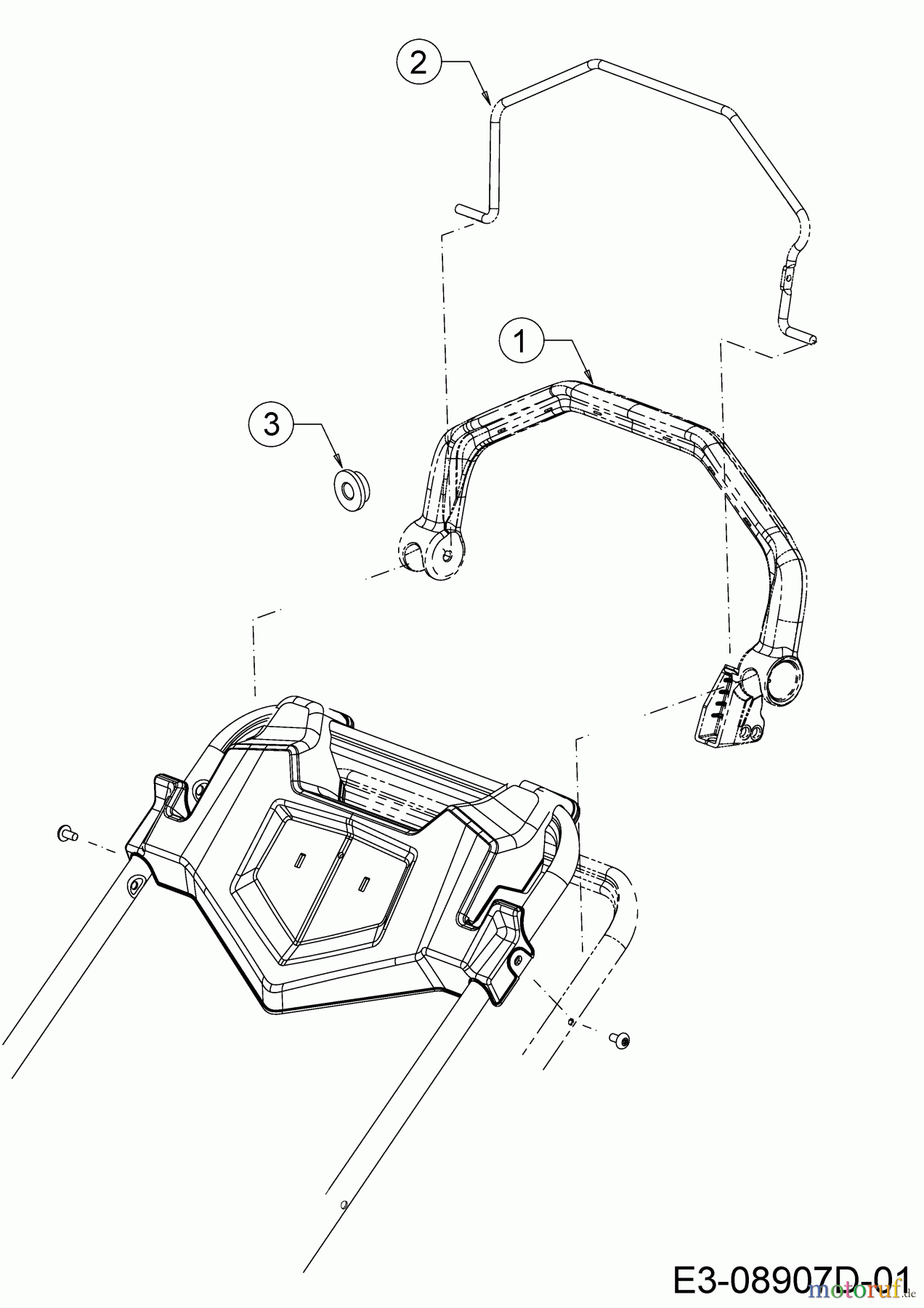  Cub Cadet Motormäher mit Antrieb SC 500 HW 12ABD2M5710  (2018) Bremsbügel, Schaltbügel