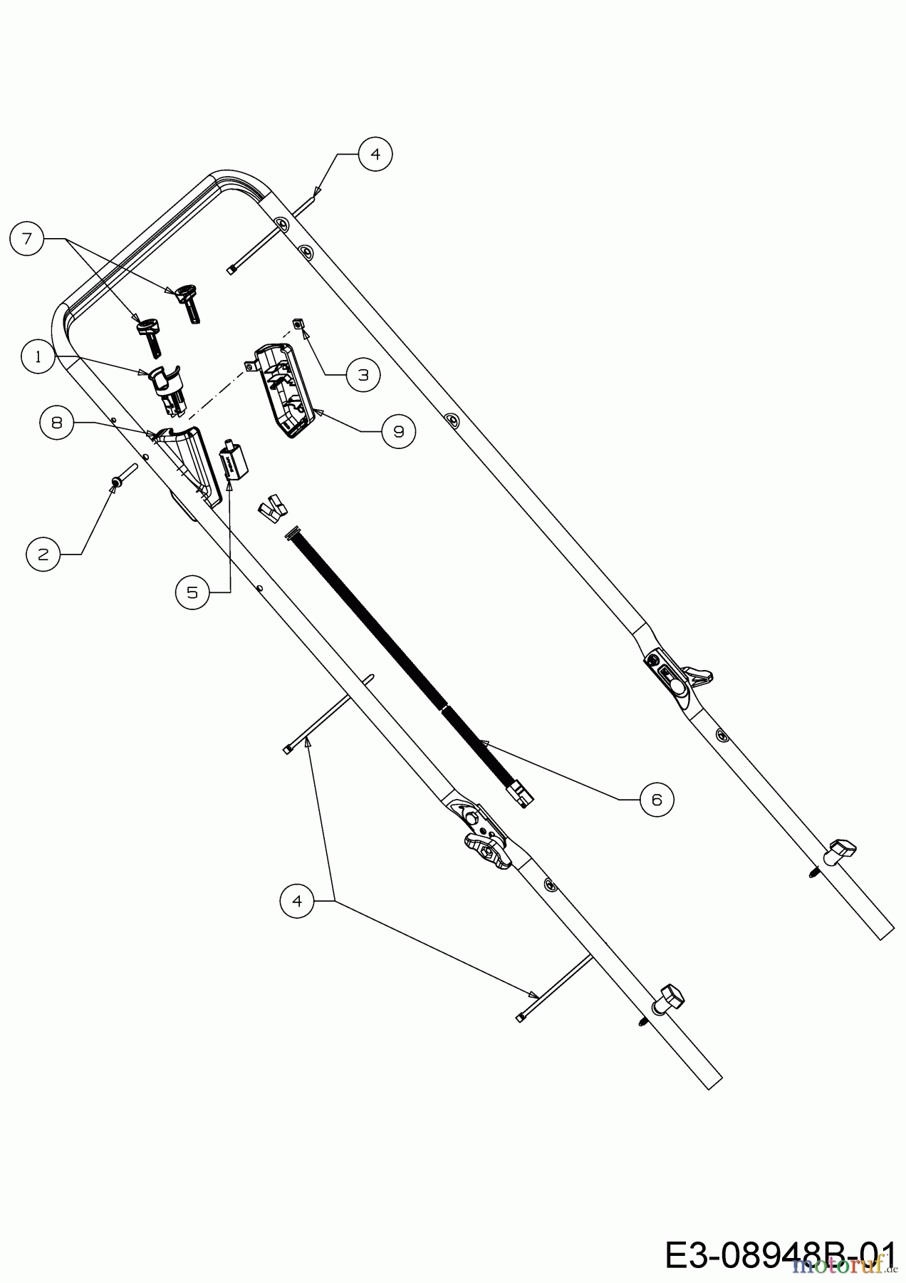 Cub Cadet Motormäher mit Antrieb LM2 CR46ES 12BETQB9603 (2019) Elektroteile