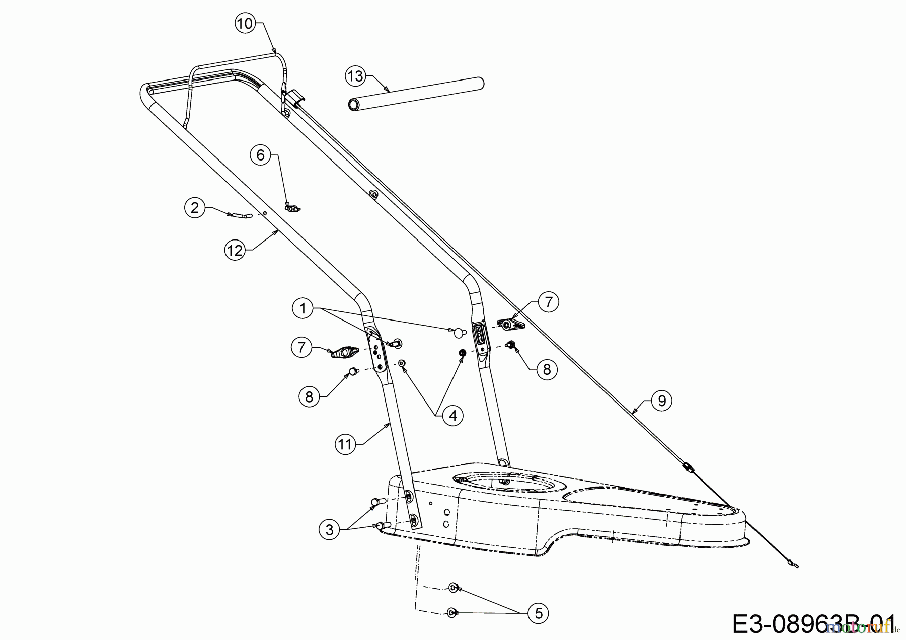 Cub Cadet Motorfadenmäher LC3 DP56 25B-262E603 (2020) Holm