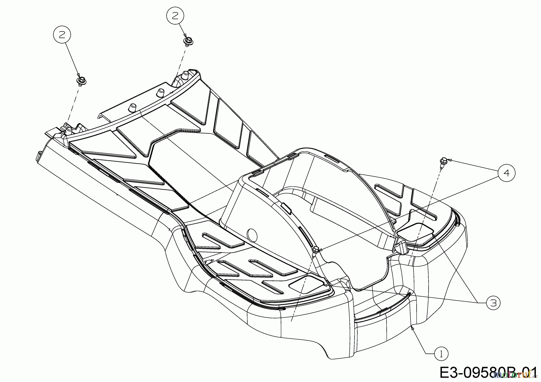 Cub Cadet Rasentraktoren LR2 FR60 13A521SC603 (2020) Trittbrett