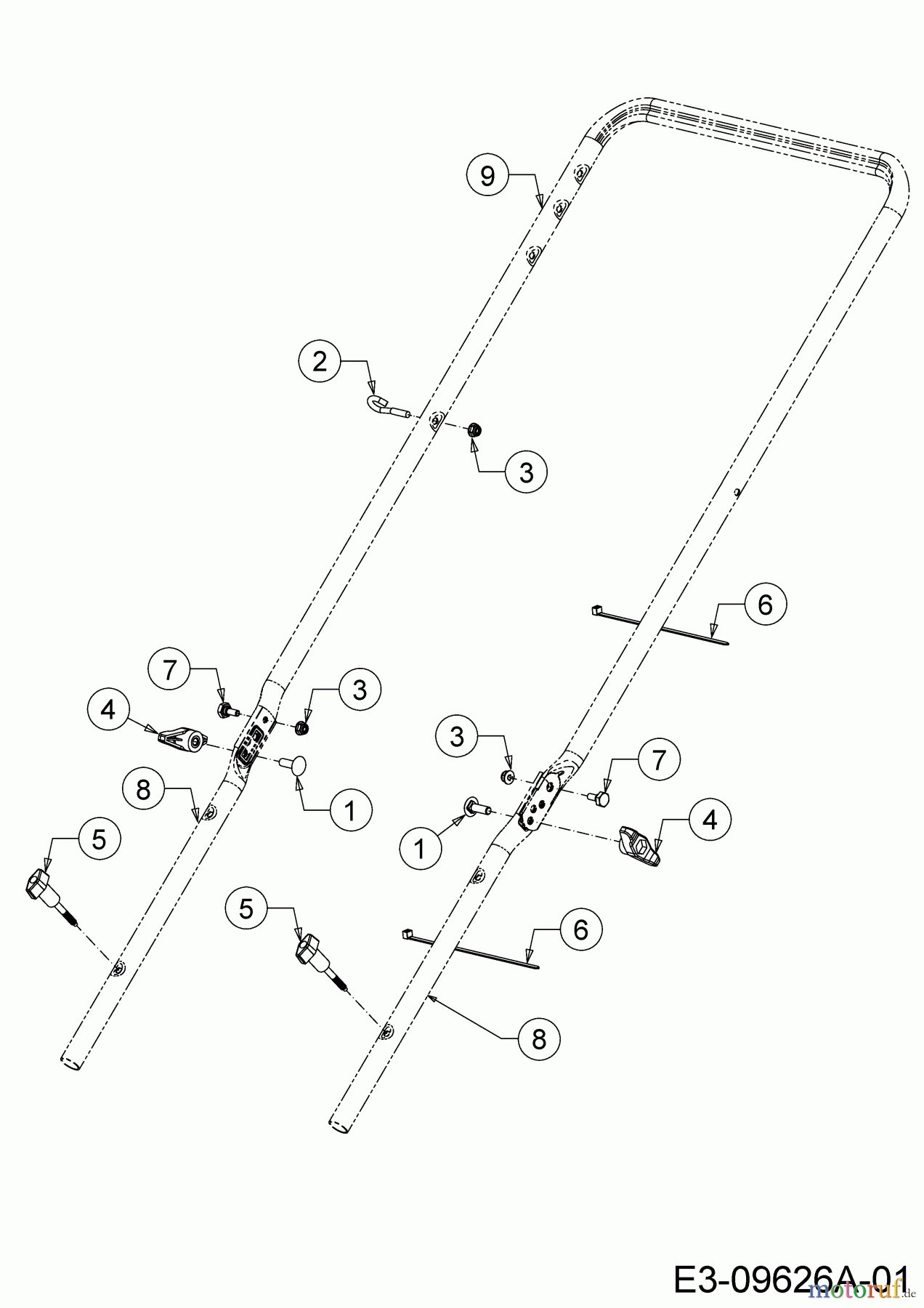  Cub Cadet Motormäher mit Antrieb LM3 ER53 12AQC6J4603   (2020) Holm