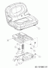 Cub Cadet LR1 MS76 13B726JD603 (2020) Ersatzteile Sitz, Sitzträger