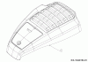 Cub Cadet LM1 DF53 12A-A02P603 (2020) Ersatzteile Motorhaube