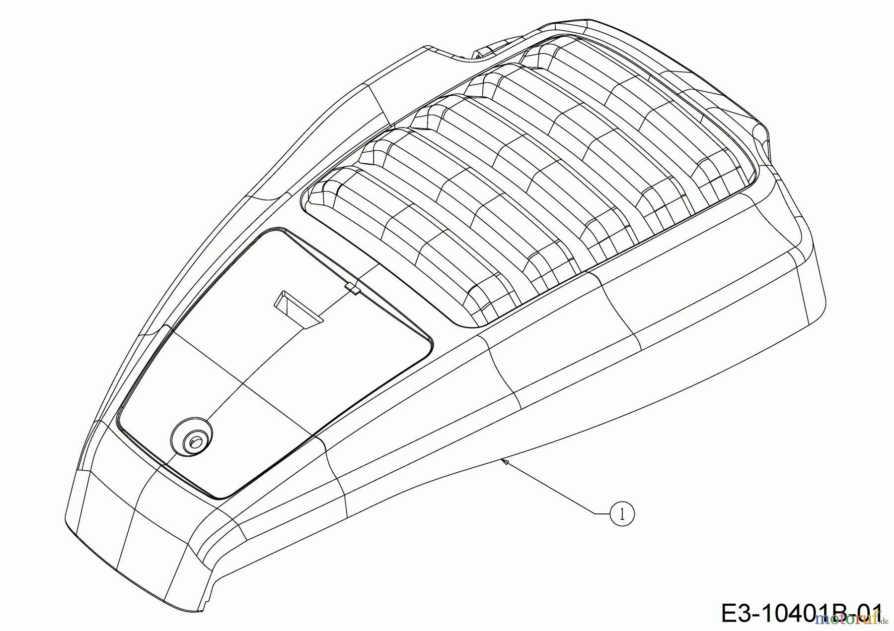  Cub Cadet Motormäher mit Antrieb LM1 DF53 12A-A02P603  (2020) Motorhaube