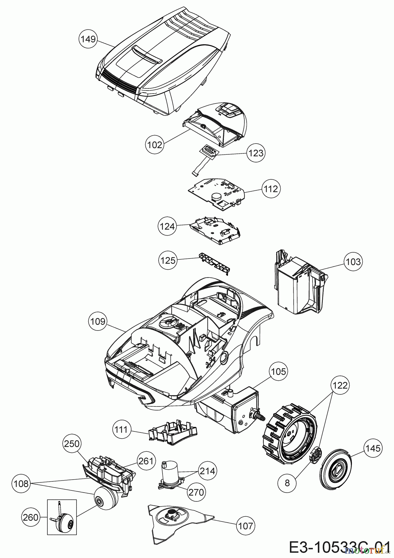 Cub Cadet Mähroboter XR2 1000 22CCBAAD603 (2020) Grundgerät