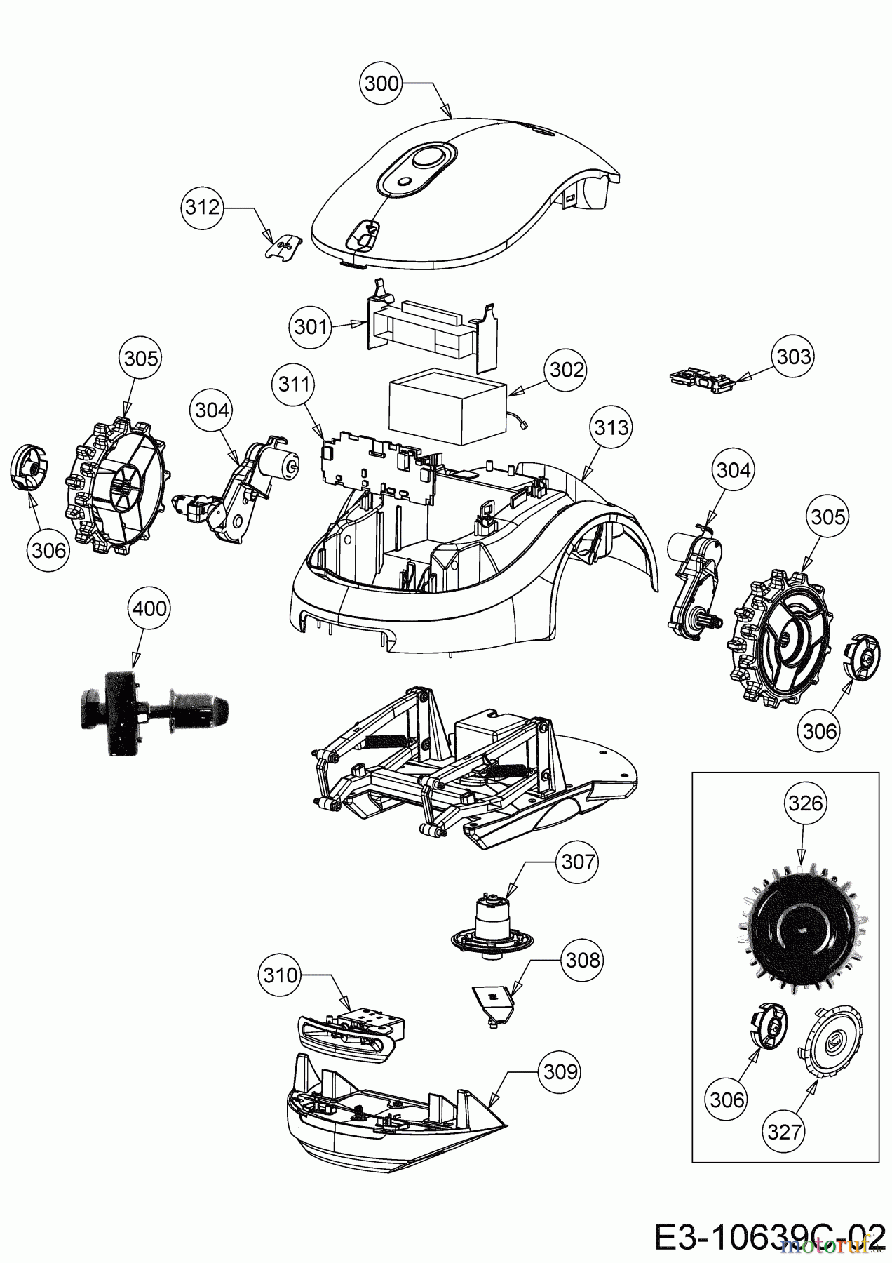  Cub Cadet Mähroboter XR1 500 22AXGALD603  (2020) Grundgerät