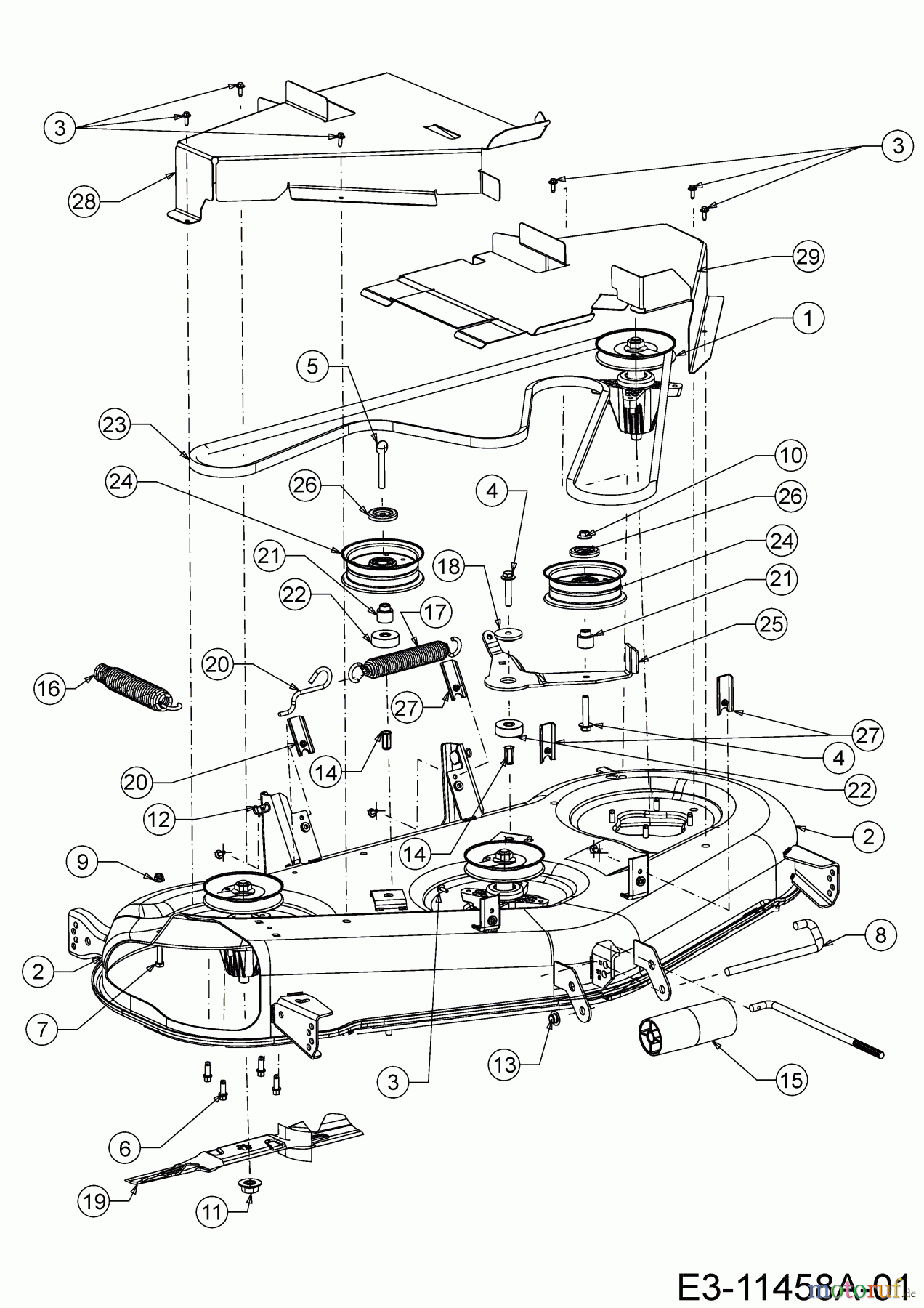  Cub Cadet Gartentraktoren XT3 QS127 14CIA5CQ603  (2020) Mähwerk Q (50