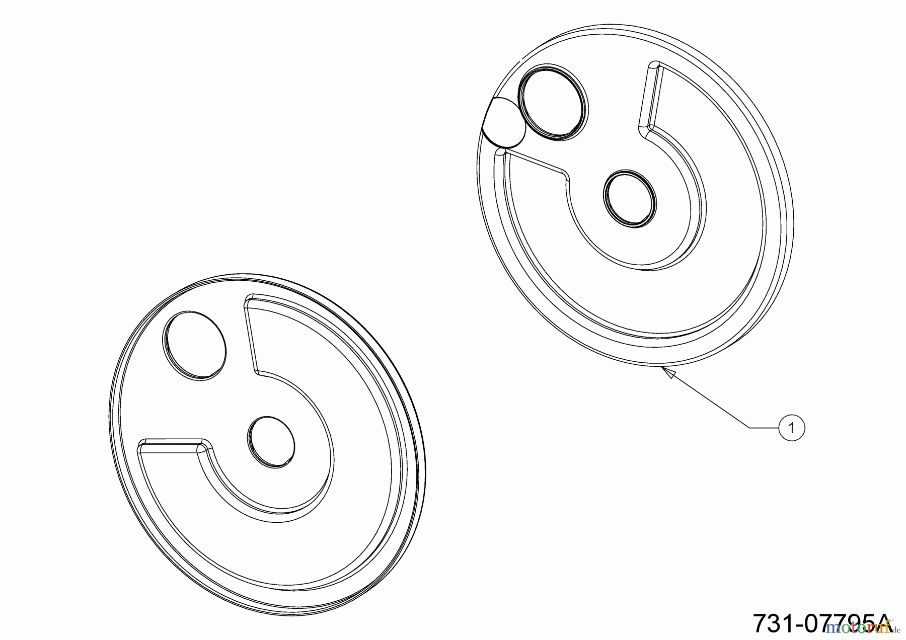 Cub Cadet Motormäher mit Antrieb LM2 DR53S 12EBPQKC603 (2023) Radabdeckung