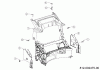 Cub Cadet LM3 ER53ES 12ACPV9B603 (2018) Ersatzteile Abdeckung hinten, Holmbraketten