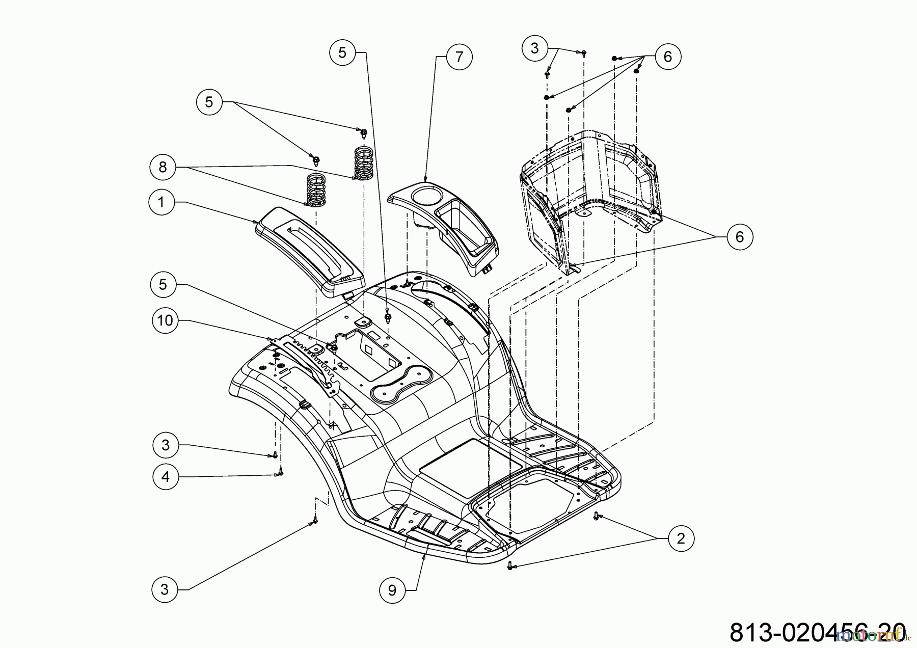  Cub Cadet Rasentraktoren XT1 LT50 FAB 13AQA1CL056 (2022) Sitzwanne