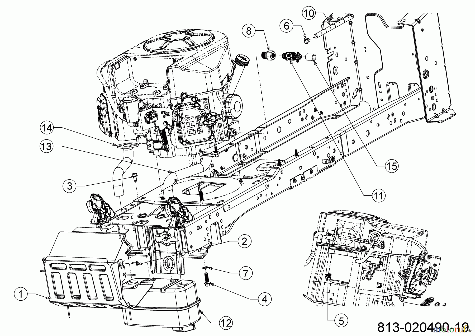  Cub Cadet Rasentraktoren XT2 PS107 13AGA1TS603 (2022) Motorzubehör