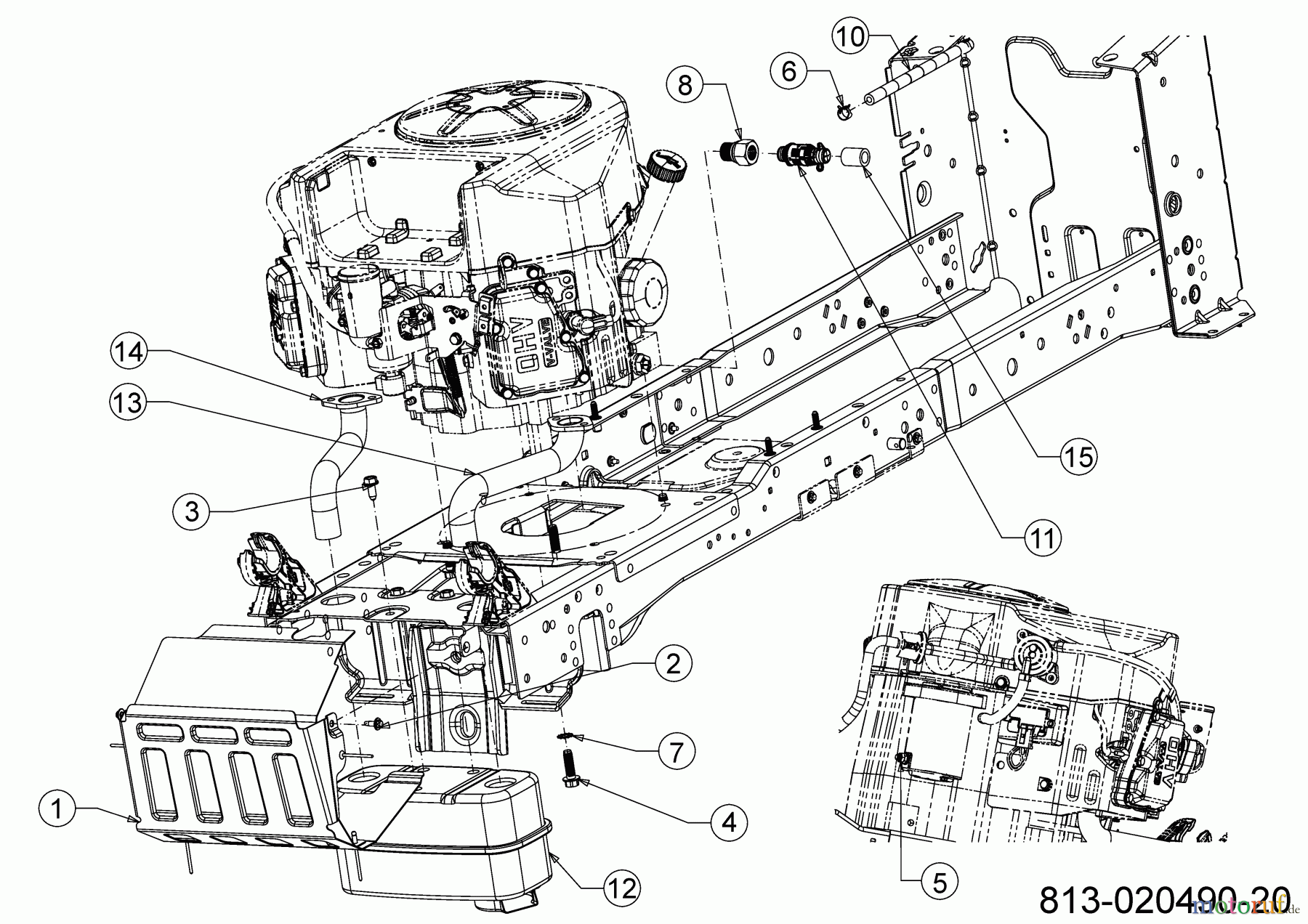  Cub Cadet Rasentraktoren XT2 PS107 13AGA1TS603 (2023) Motorzubehör