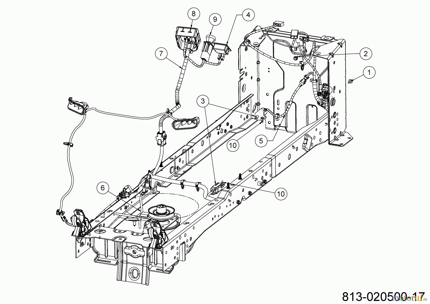  Cub Cadet Rasentraktoren XT1 LT50 FAB 13AQA1CL056 (2022) Elektroteile