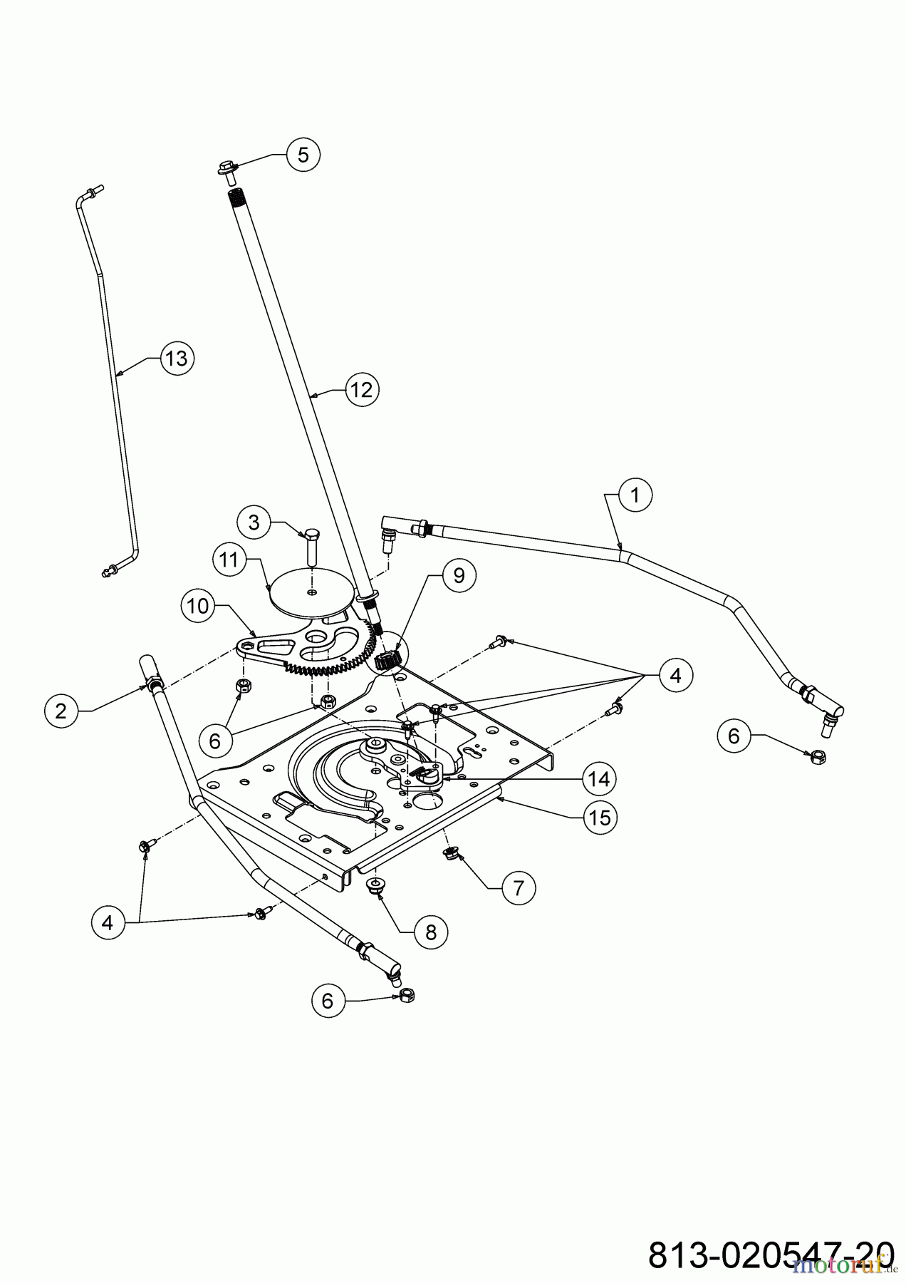 Cub Cadet Rasentraktoren XT1 LT50 FAB 13AQA1CL056 (2022) Lenkung