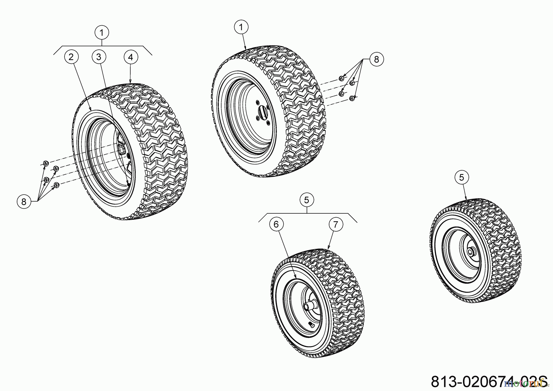  Cub Cadet Gartentraktoren XT3 QS127 14AFA5TQ603 (2023) Räder