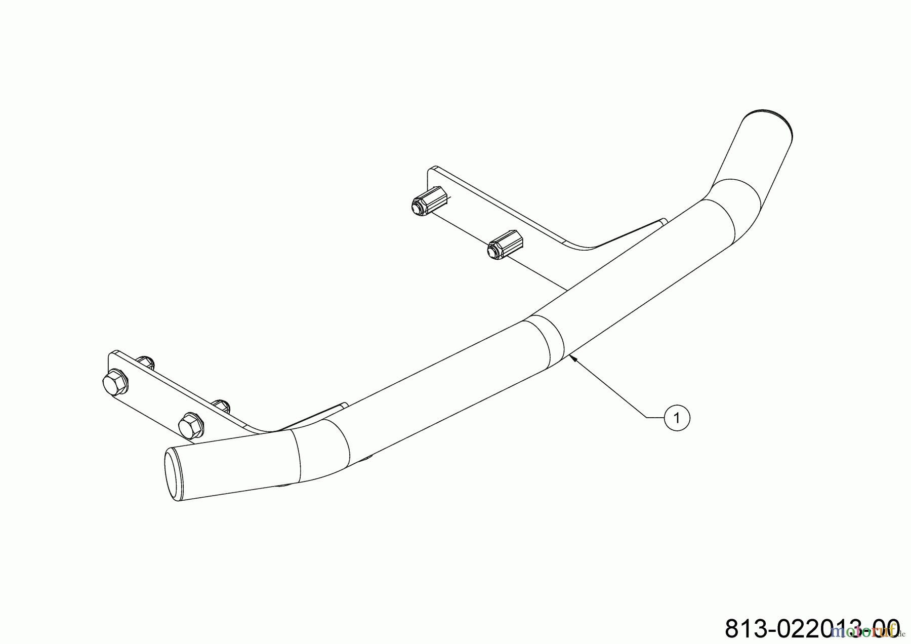 Cub Cadet Rasentraktoren XT1 OR106 13A8A1TR603 (2022) Stoßstange