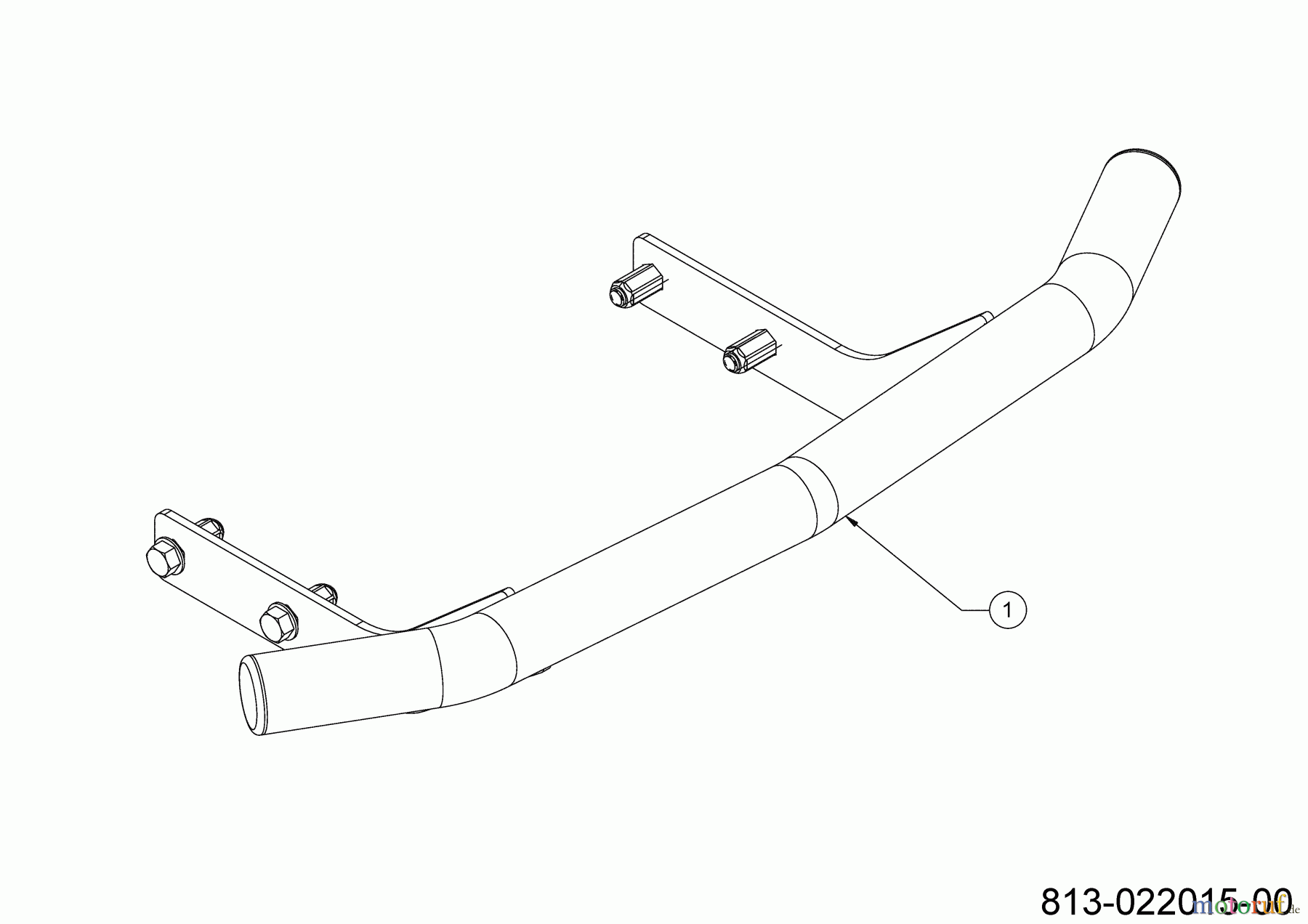 Cub Cadet E-Rasentraktoren XT2 ES107 33ABA7ES603 (2023) Stoßstange