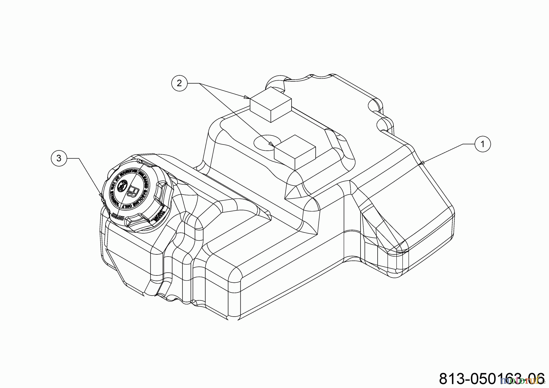Cub Cadet Rasentraktoren LR2 NS76 13AB21JD603 (2023) Tank