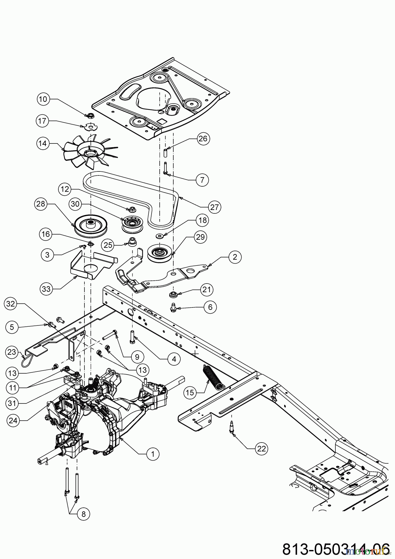 Cub Cadet Rasentraktoren LR2 NS76 13AB21JD603 (2023) Fahrantrieb