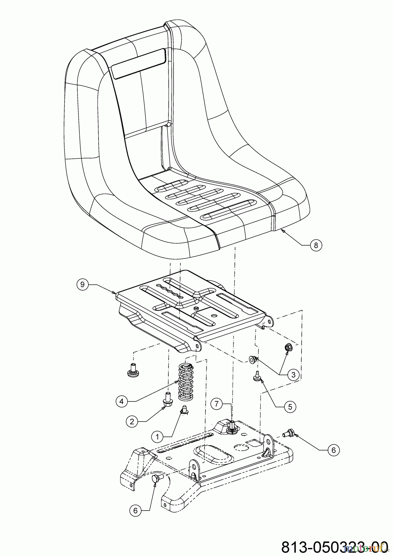 Cub Cadet Rasentraktoren LR2 NS76 13AB21JD603 (2023) Sitz