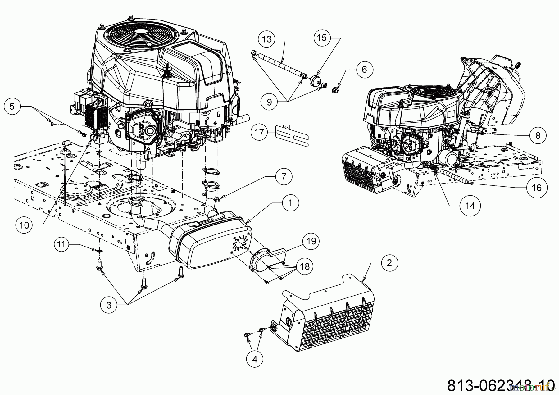 Cub Cadet Rasentraktoren LT3 PS107 13BJ79DG603 (2021) Motorzubehör