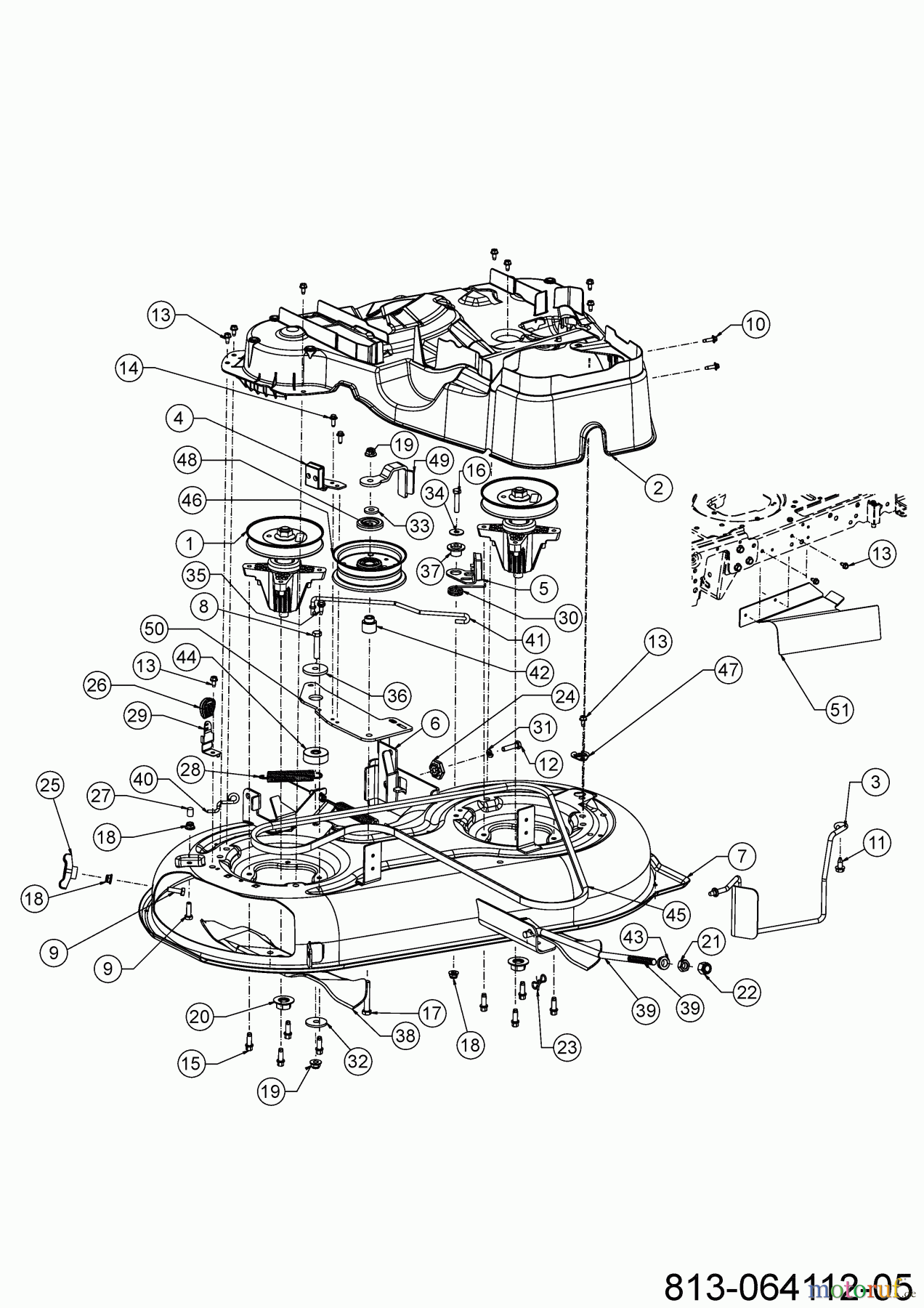 Cub Cadet Rasentraktoren LT2 NS92 13AB78BY603 (2023) Mähwerk Y (36