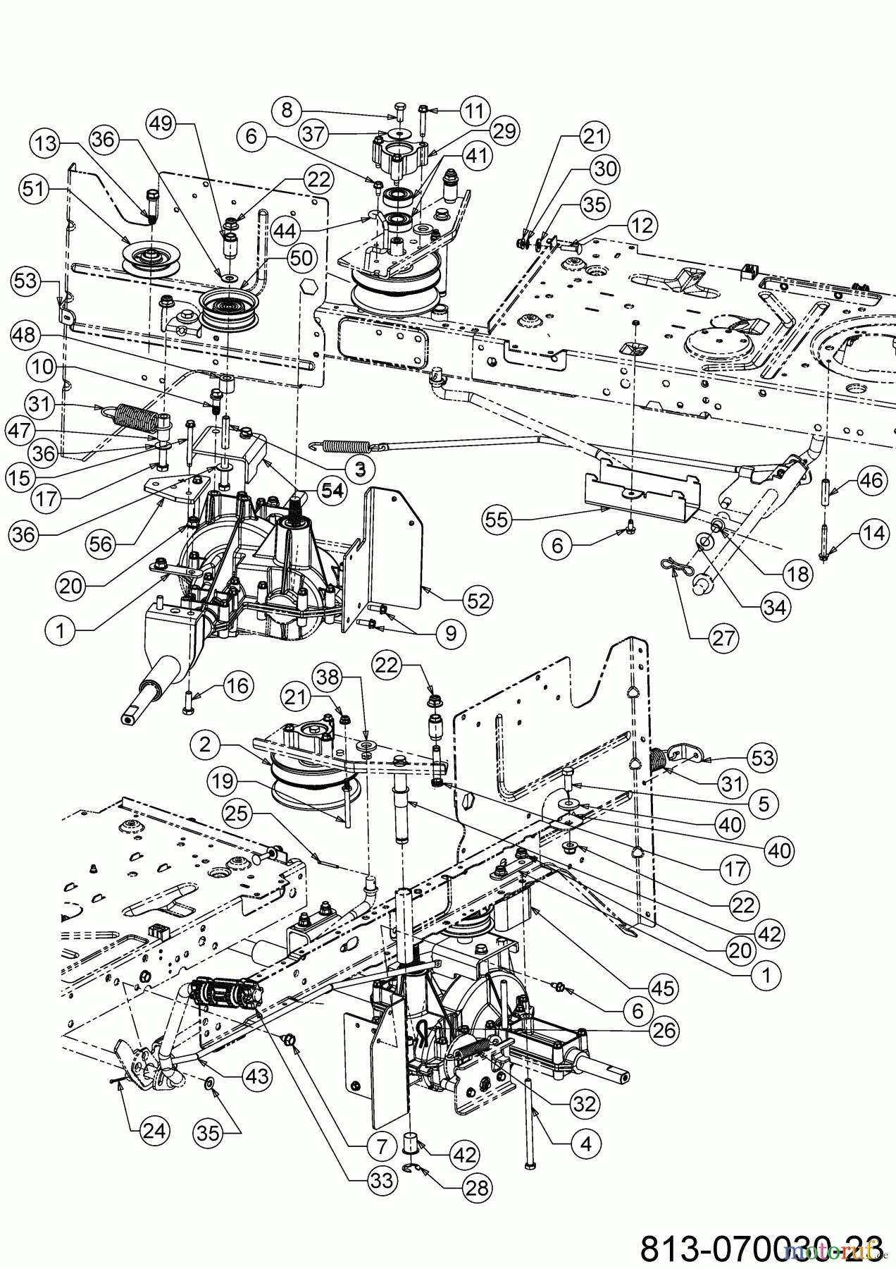 Cub Cadet Rasentraktoren LT1 NR92 13AB77DE603 (2022) Fahrantrieb, Variator