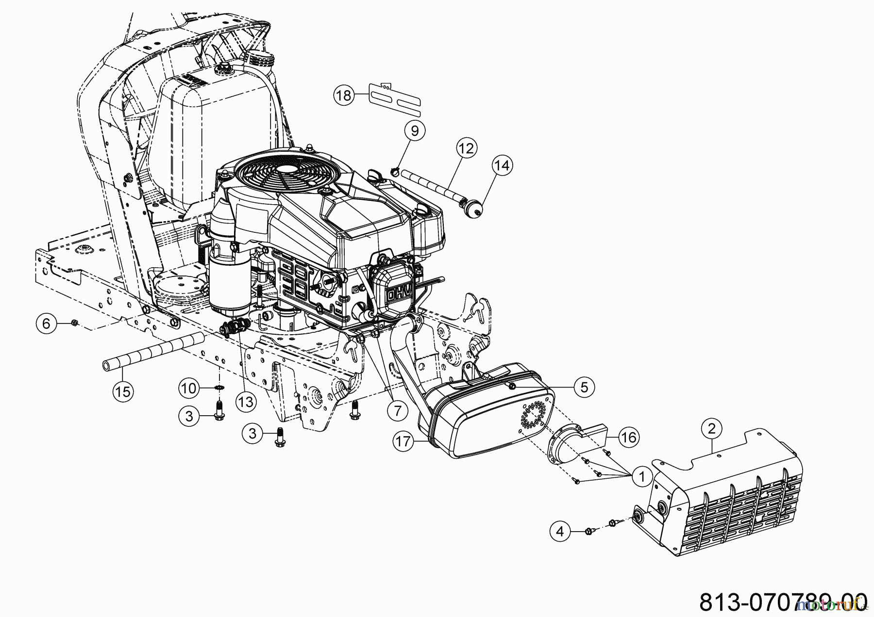 Cub Cadet Rasentraktoren LT1 NS92 13AB77BY603 (2023) Motorzubehör