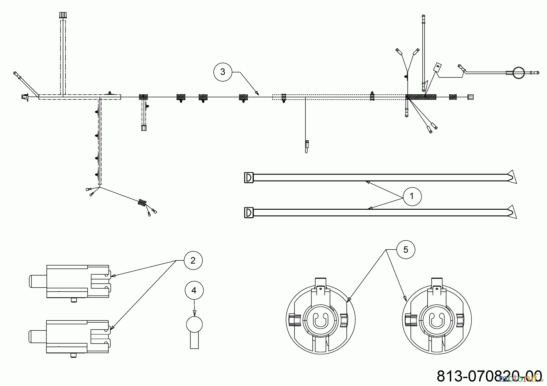  Cub Cadet Rasentraktoren LT3 PR105 13BJ71DN603 (2022) Elektroteile