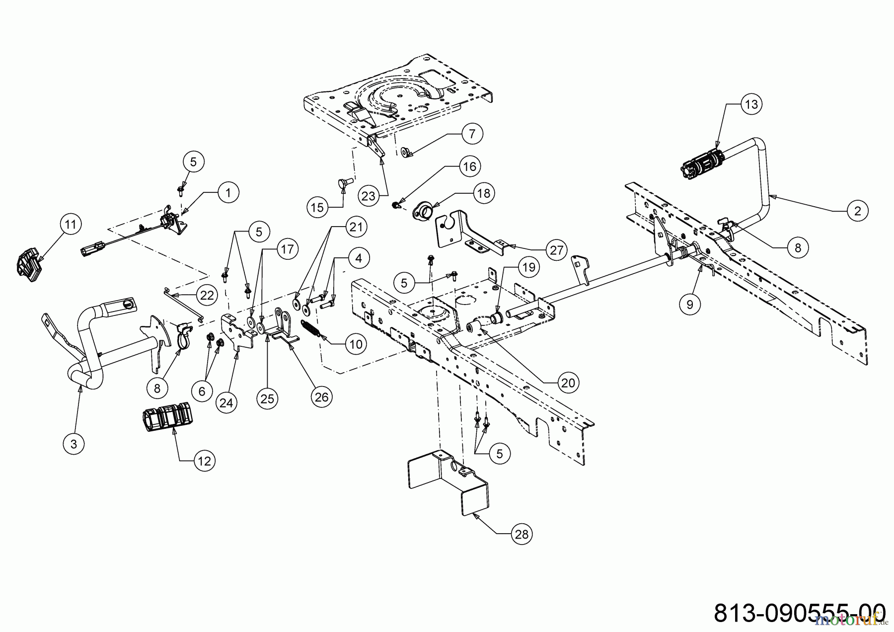Cub Cadet E-Rasentraktoren XT2 ES107 33ABA7ES603 (2023) Pedale