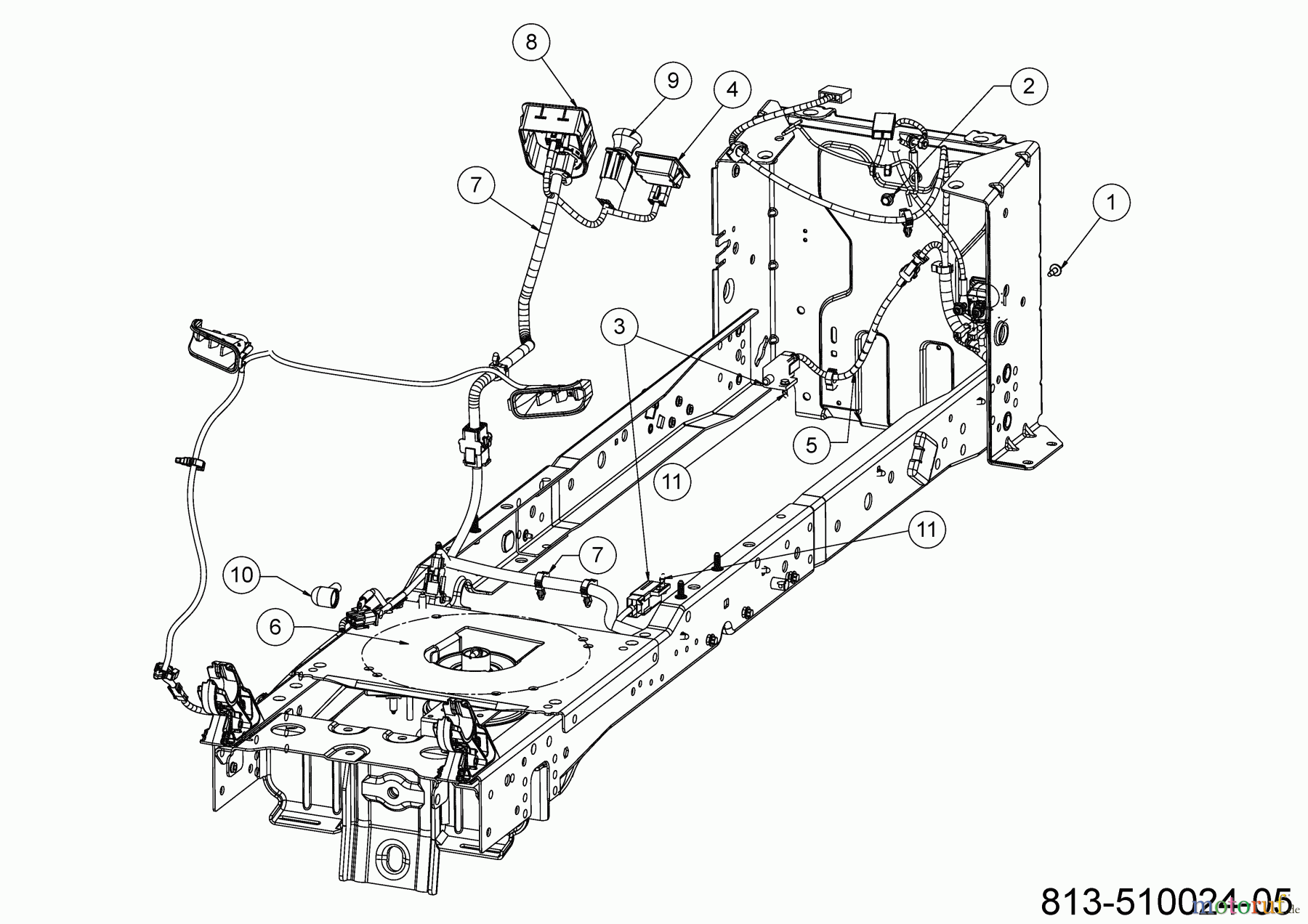 Cub Cadet Gartentraktoren XT3 QS137 14AFA5CA603 (2021) Elektroteile