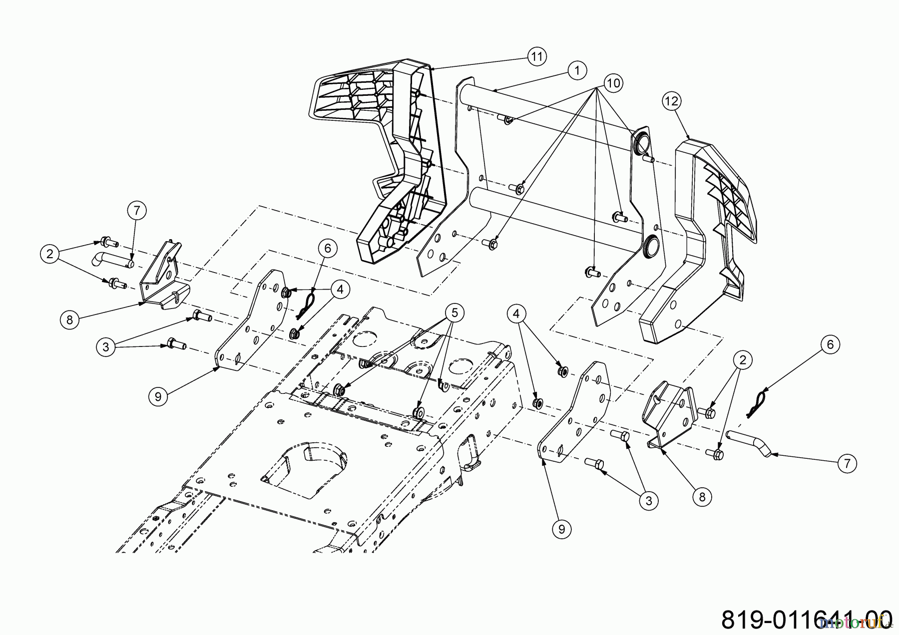  Cub Cadet Gartentraktoren XT3 QS127 14AFA5TQ603 (2023) Stoßstange