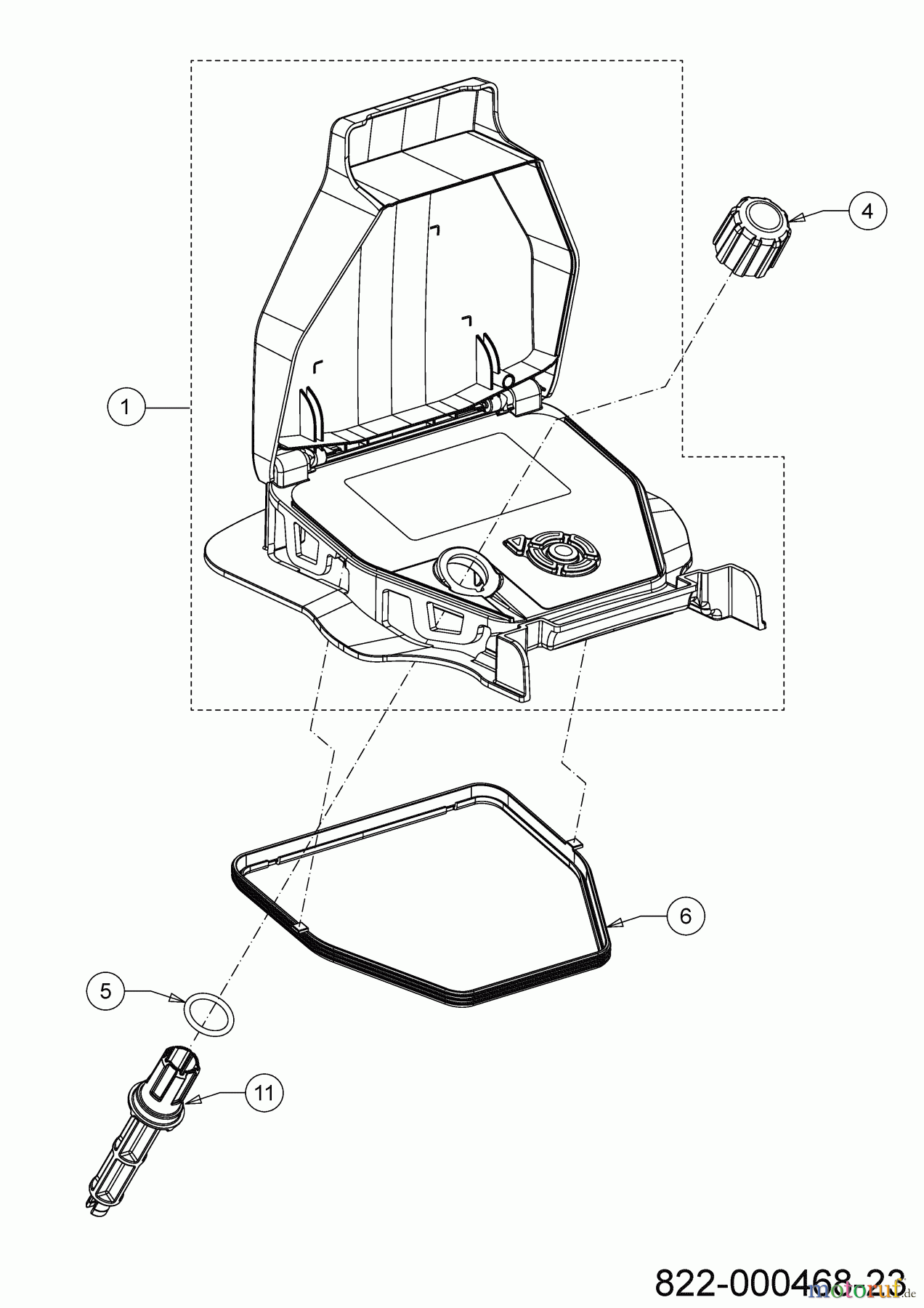 Cub Cadet Mähroboter XR5 1000 22AKFEFA357 (2023) LCD-Einheit, Höhenverstellung