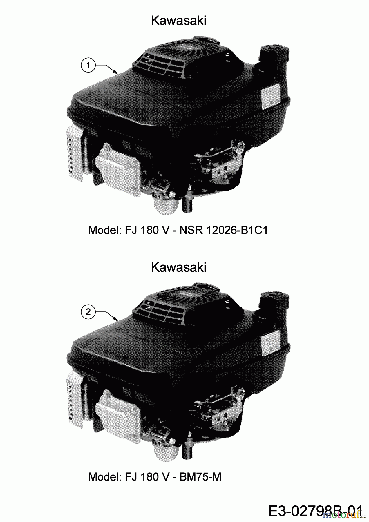 Cub Cadet Motormäher mit Antrieb LM3 ER53S 12CBPV7D603 (2021) Motor Kawasaki
