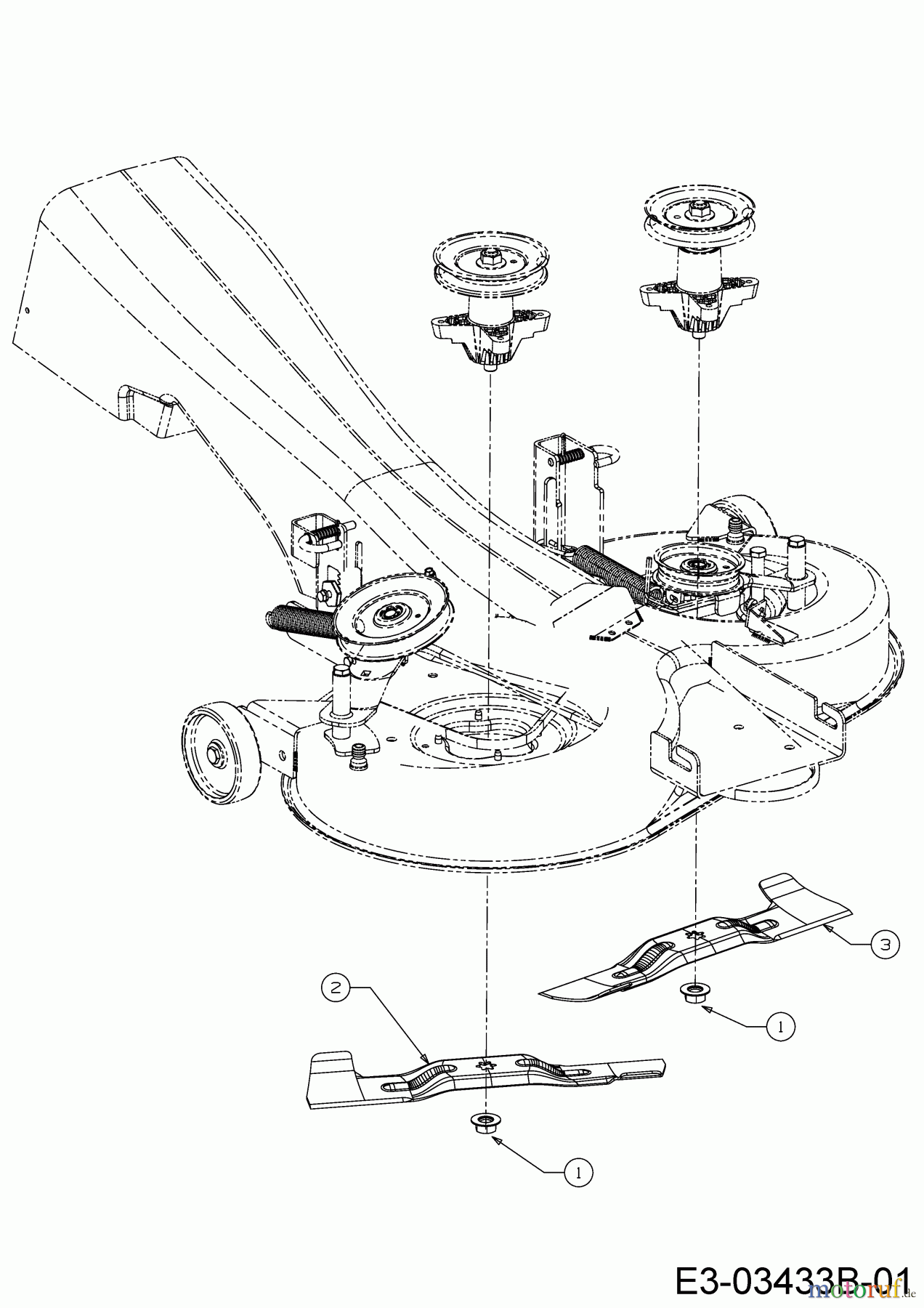  Cub Cadet Rasentraktoren LT2 NR92 13BB71DE603 (2022) Messer