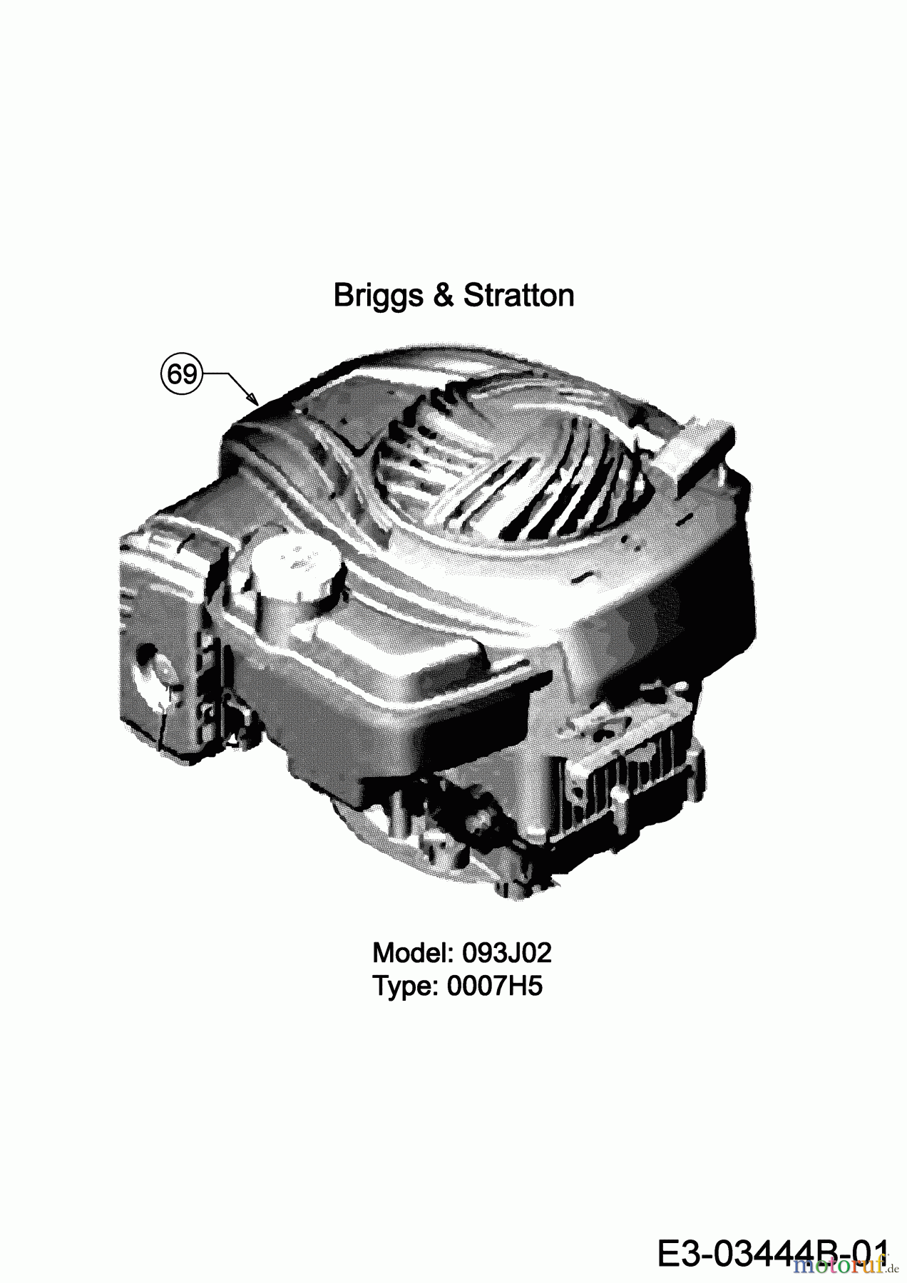  Cub Cadet Motormäher mit Antrieb LM3 CR53S 12DBPV5L603 (2021) Motor Briggs & Stratton