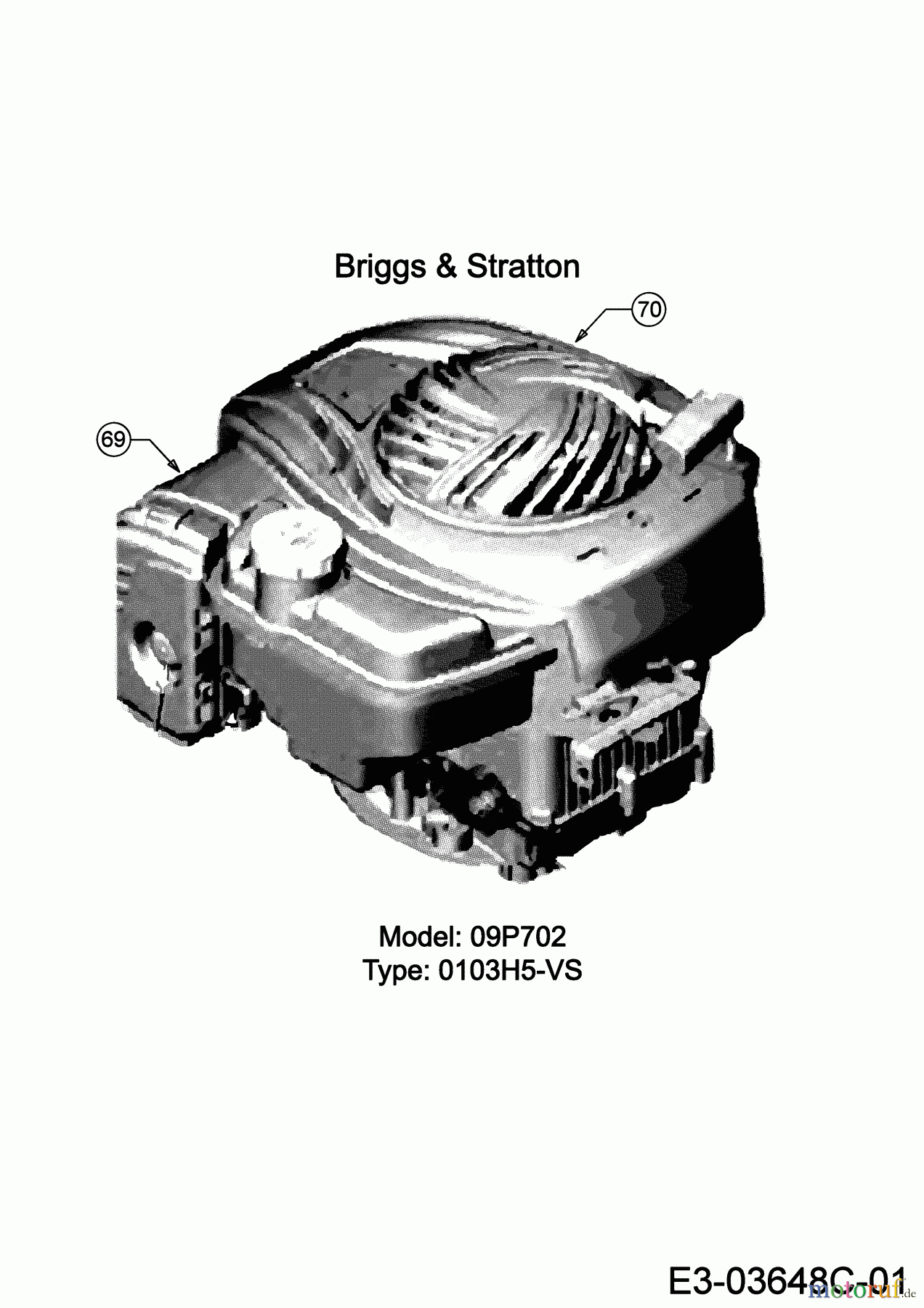 Cub Cadet Motormäher mit Antrieb LM3 CR46S 12EBTV5E603 (2022) Motor Briggs & Stratton
