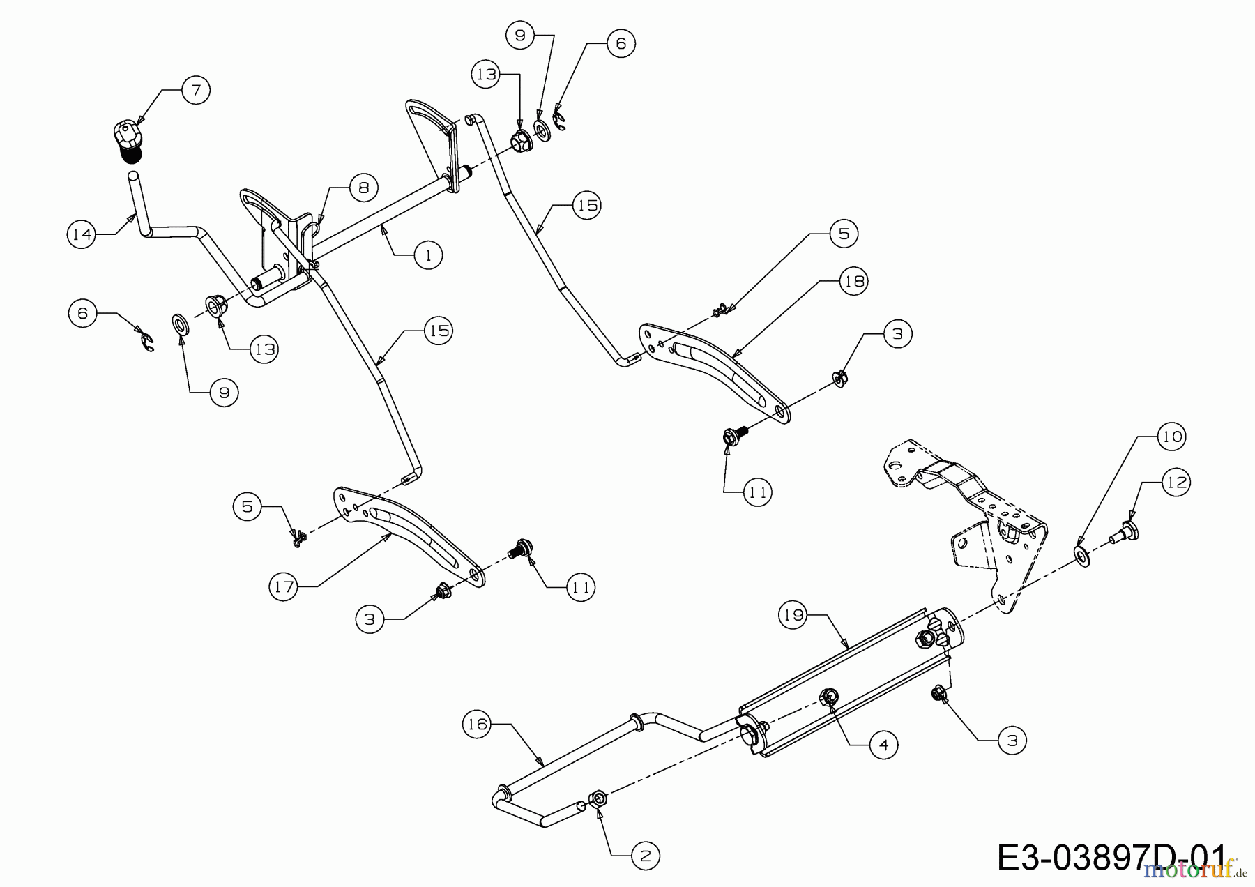  Cub Cadet Rasentraktoren LT1 NR92 13AB77DE603 (2022) Mähwerksaushebung