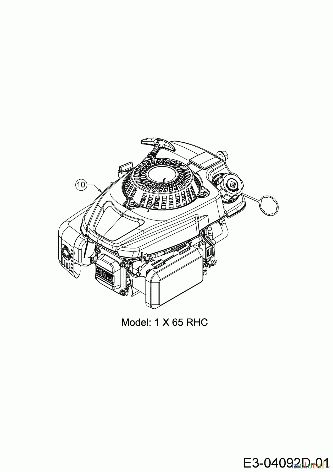  Cub Cadet Motorfadenmäher LC3 DP56 25C-262E603 (2022) Motor