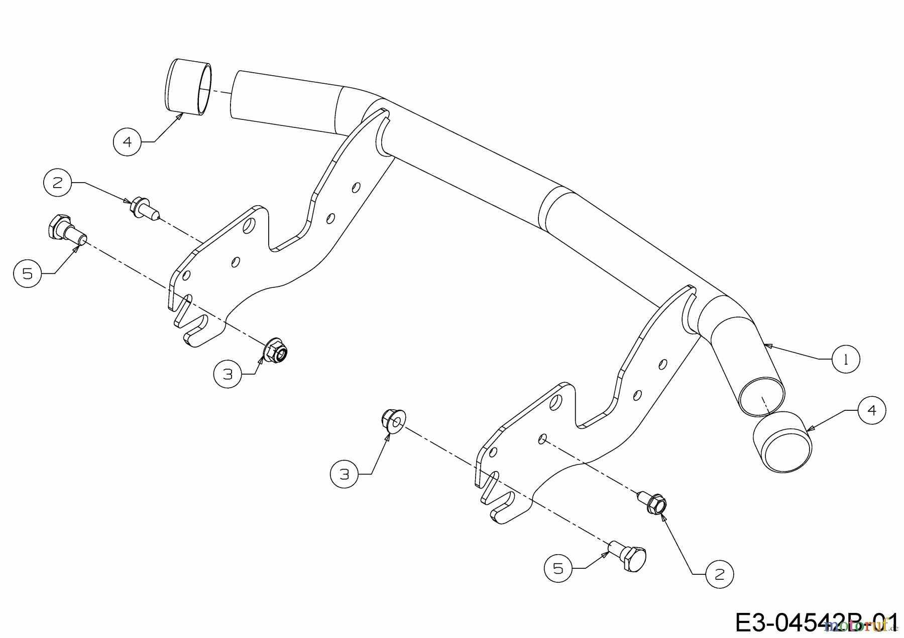  Cub Cadet Rasentraktoren LT3 PR105 13BJ71DN603 (2022) Stoßstange