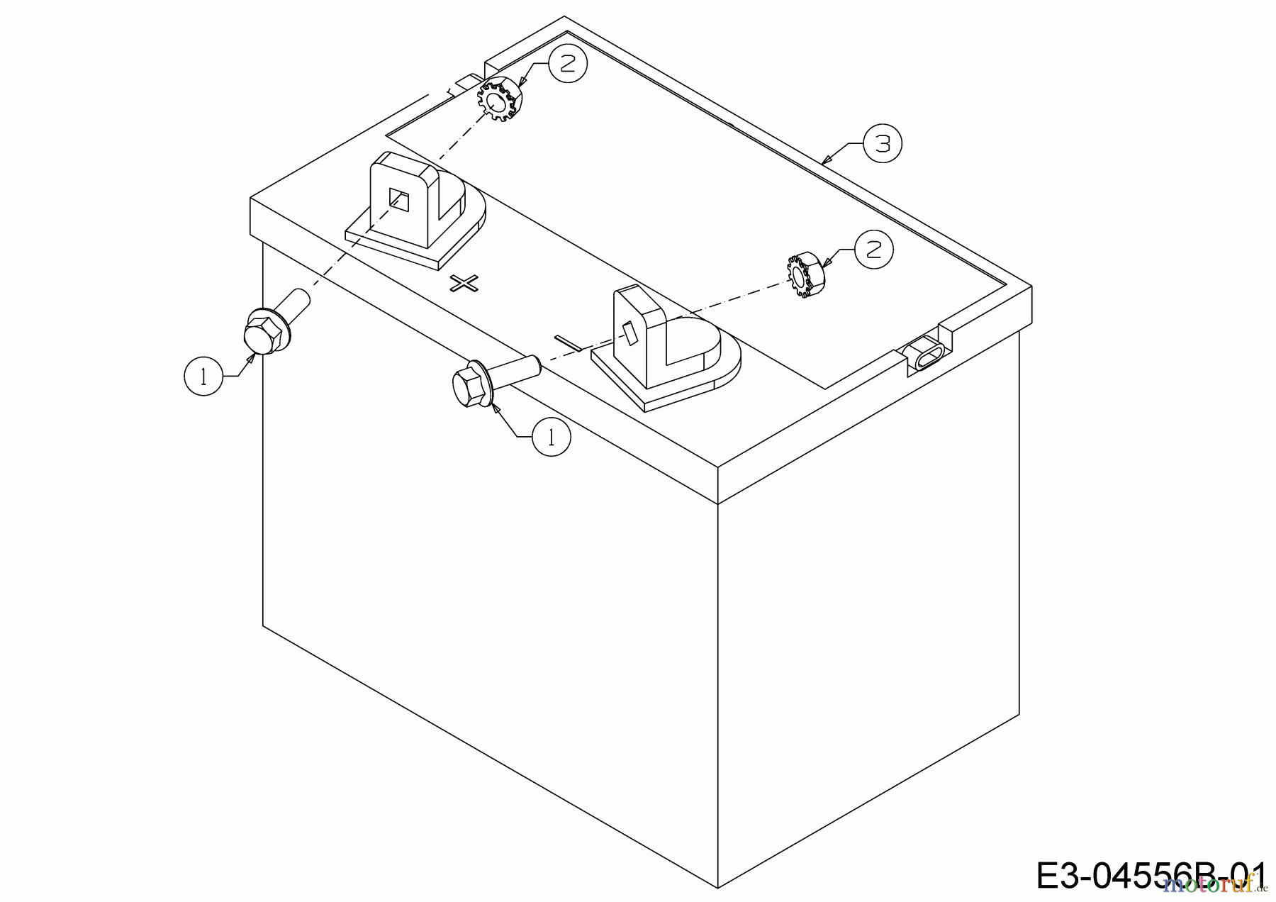 Cub Cadet Rasentraktoren XT1 OR106 13A8A1TR603 (2022) Batterie