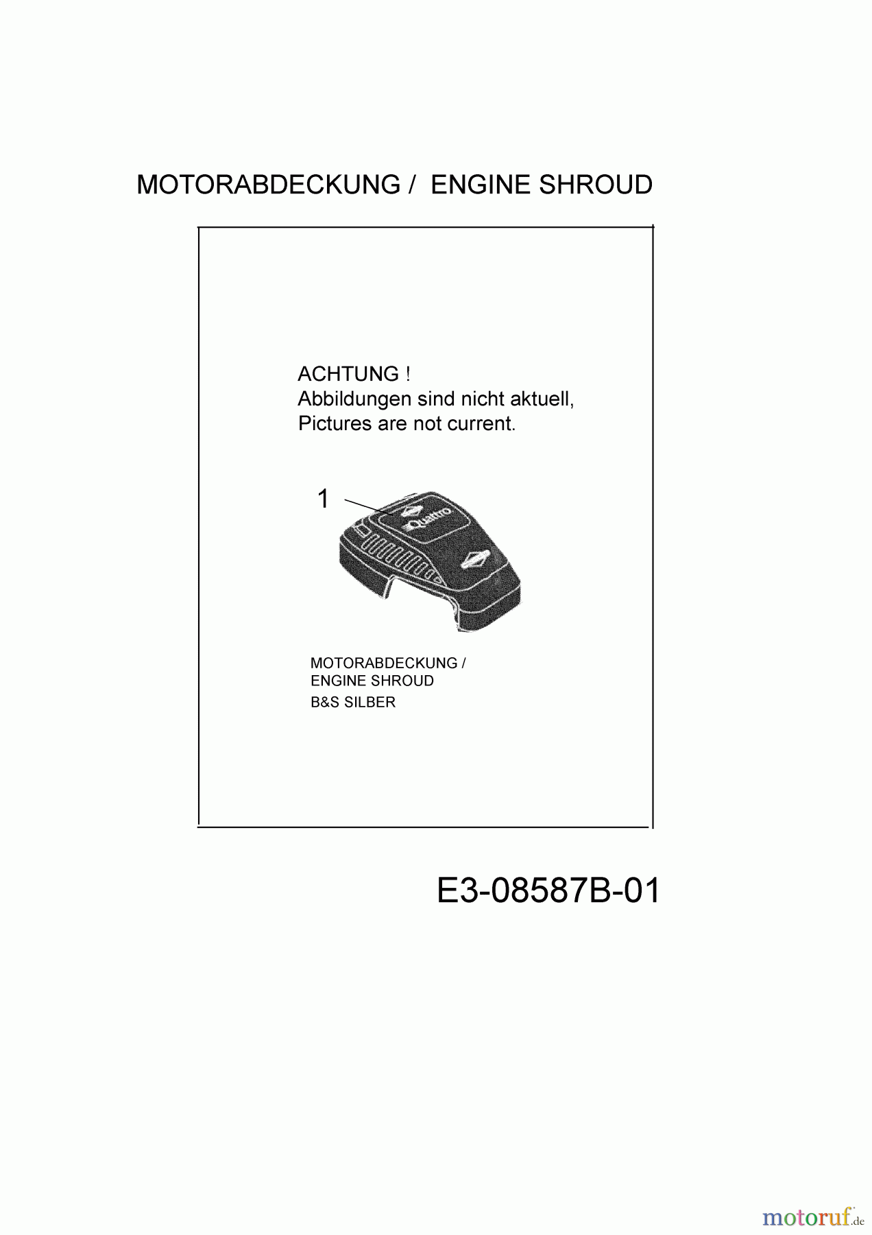  Cub Cadet Motormäher mit Antrieb LM3 CR46S 12EBTV5E603 (2022) Motorhaube