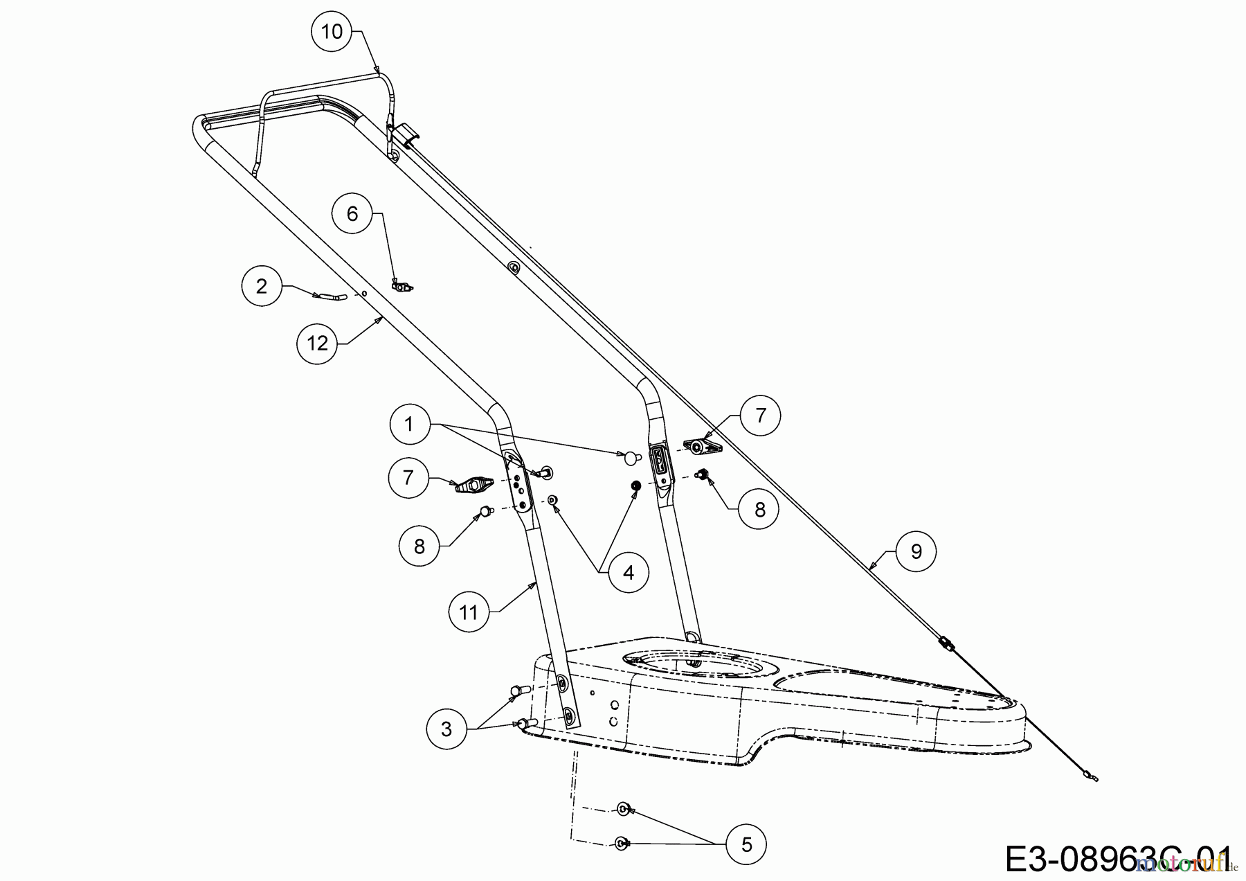 Cub Cadet Motorfadenmäher LC3 DP56 25C-262E603 (2023) Holm