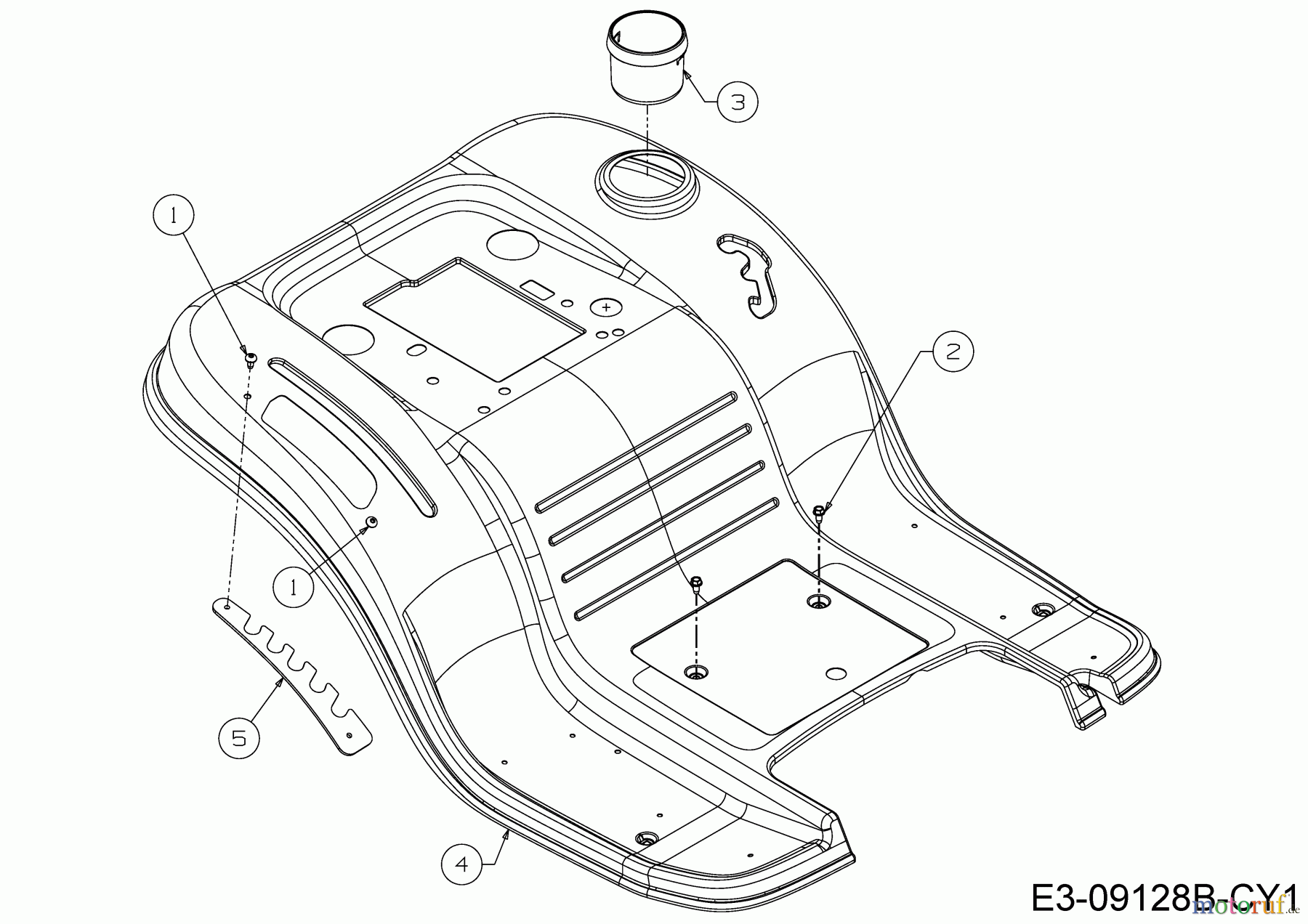Cub Cadet Rasentraktoren LT1 NS96 13AB77DF603 (2022) Sitzwanne