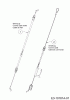 Cub Cadet LM3 ER53S 12CBPV7D603 (2021) Ersatzteile Bremszug, Schaltzug