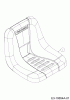 Cub Cadet LT1 NS96 13BB76DF603 (2021) Ersatzteile Sitz
