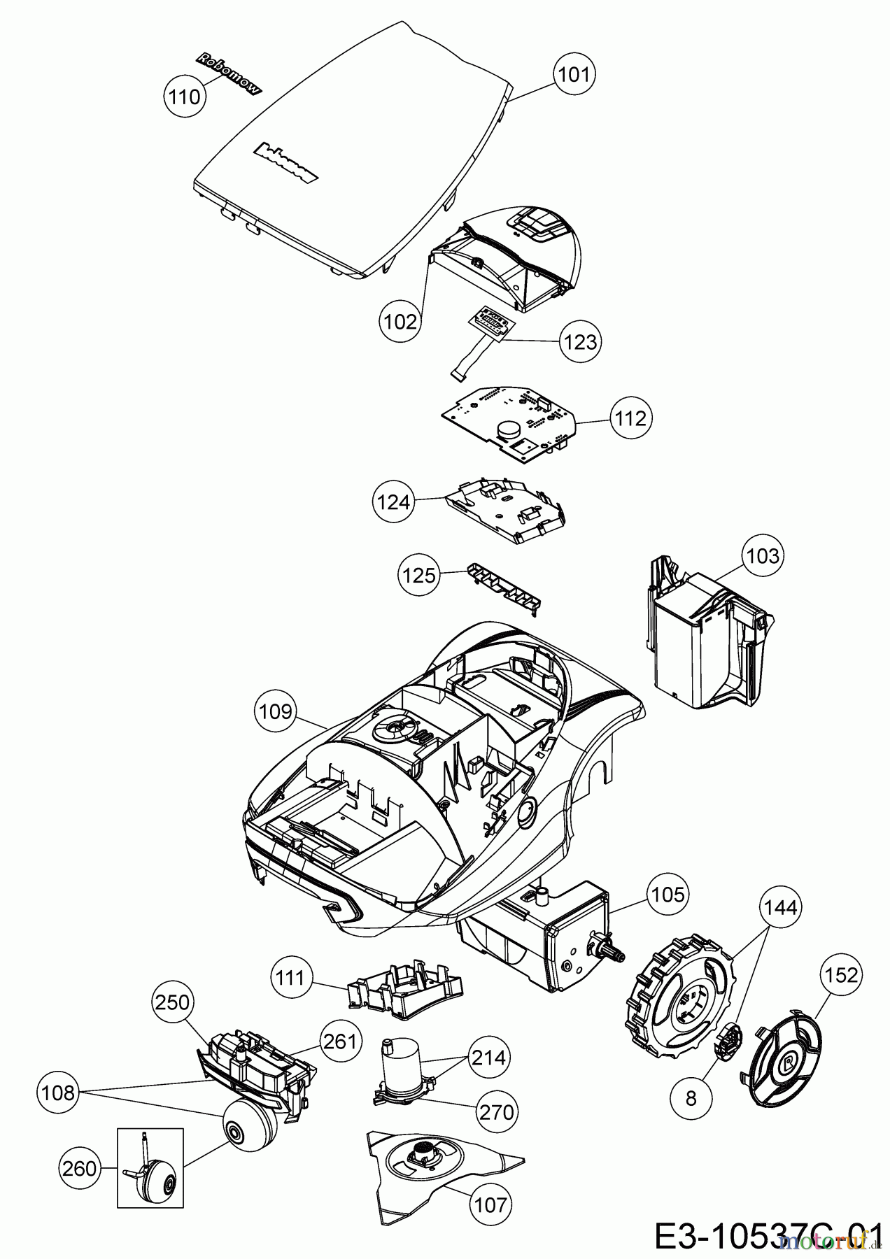  Robomow Mähroboter RC304U 22CCBA-A619 (2020) Grundgerät