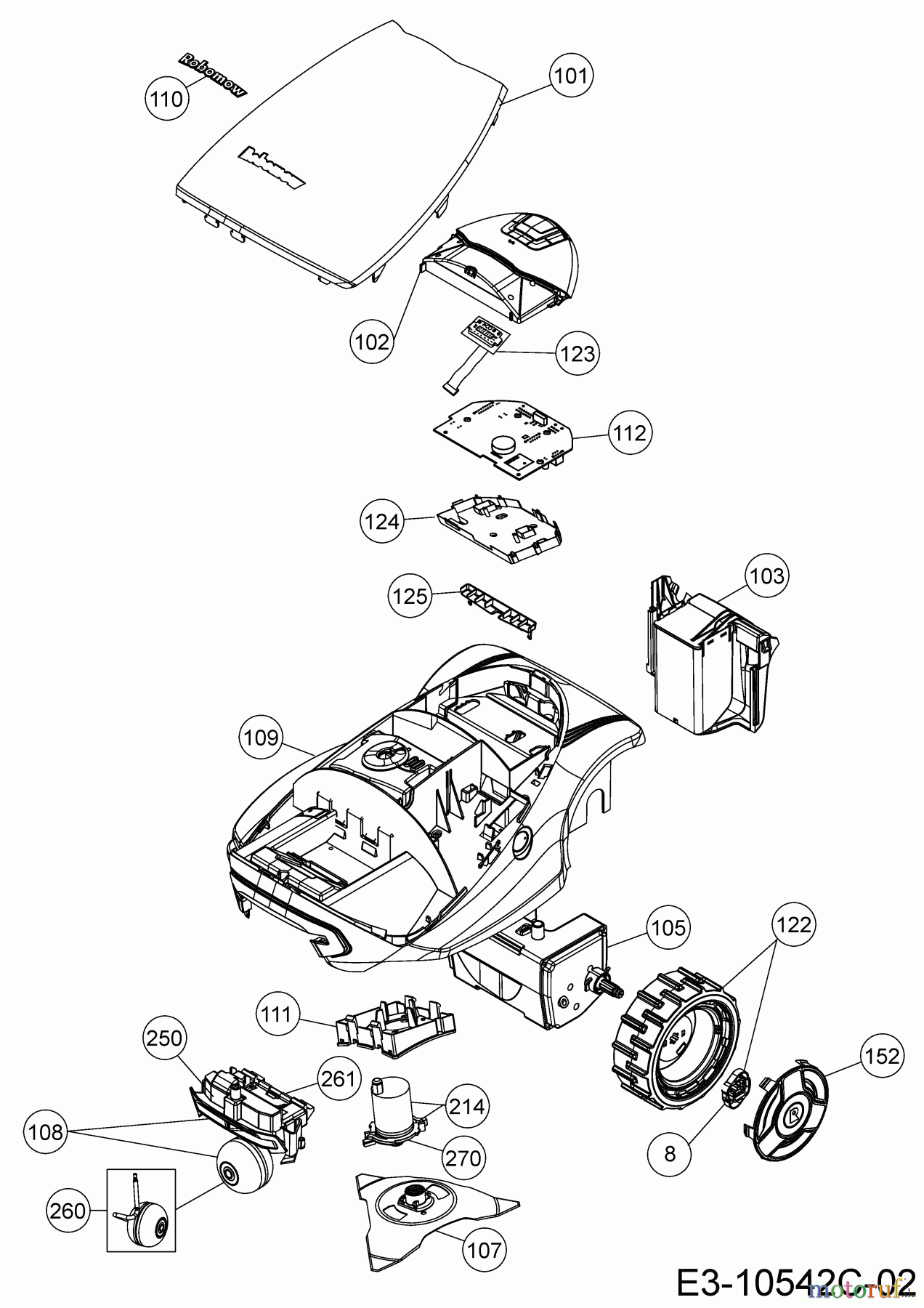 Robomow Mähroboter RC308U 22ACDAAD619 (2020) Grundgerät