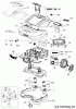 Robomow RS635 PRO SV 22ASGAFF619 (2020) Ersatzteile Elektromotore, Gehäuse, Messer, Räder